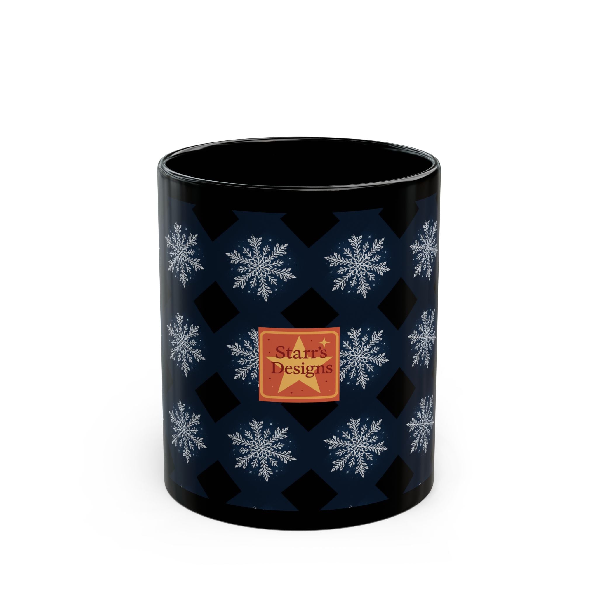 Snowflake Pattern Winter Holiday Coffee Cup (11oz & 15oz)