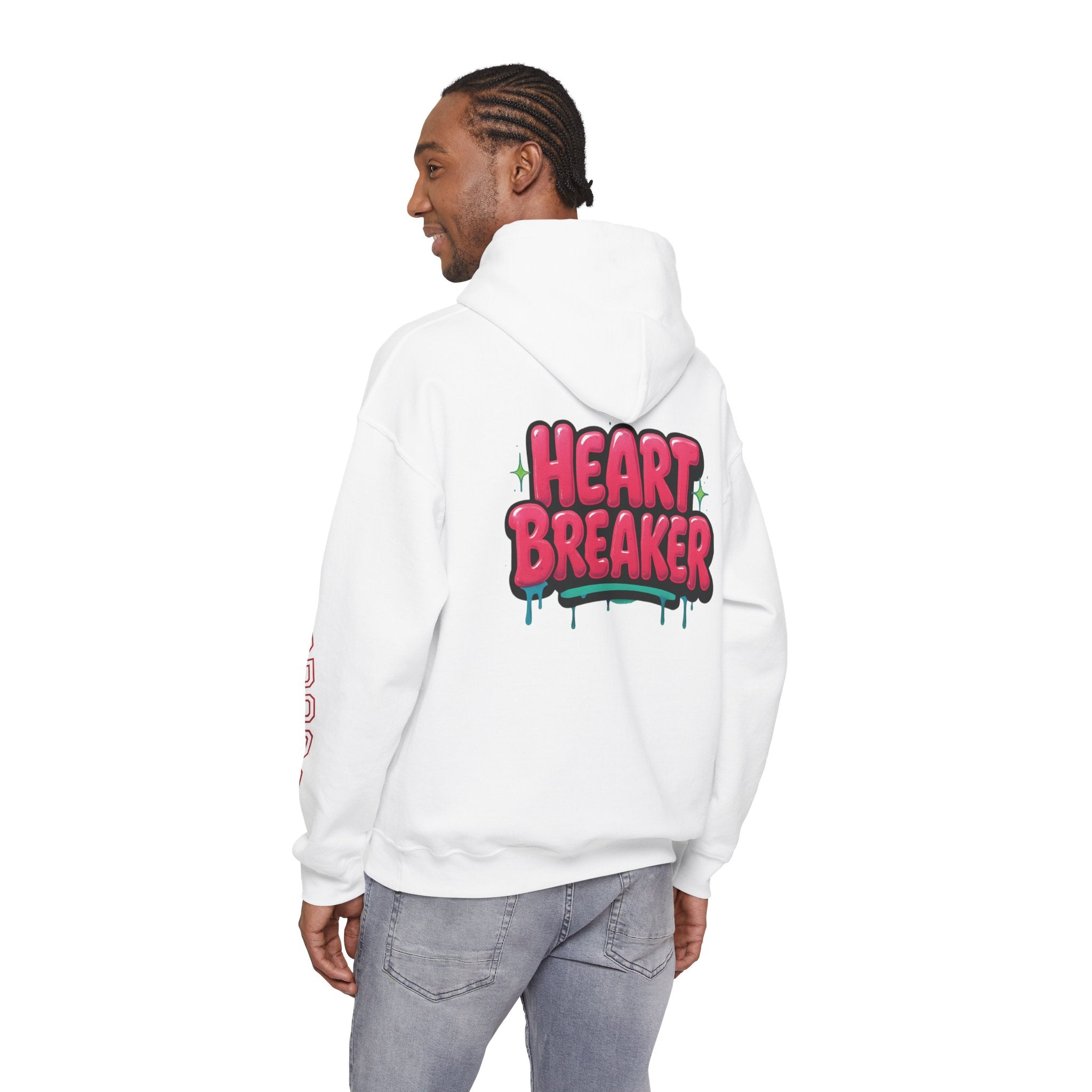 Heartbreaker Hoodie — Dripping Heart Graphic Pullover