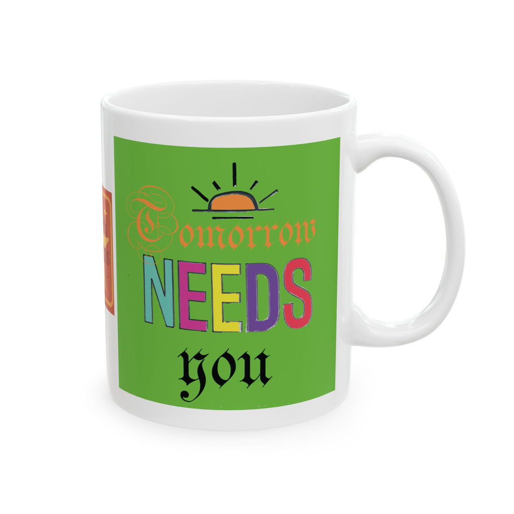 Inspirational Colorful Ceramic Mug — 'You Are My Sunshine' Vibe