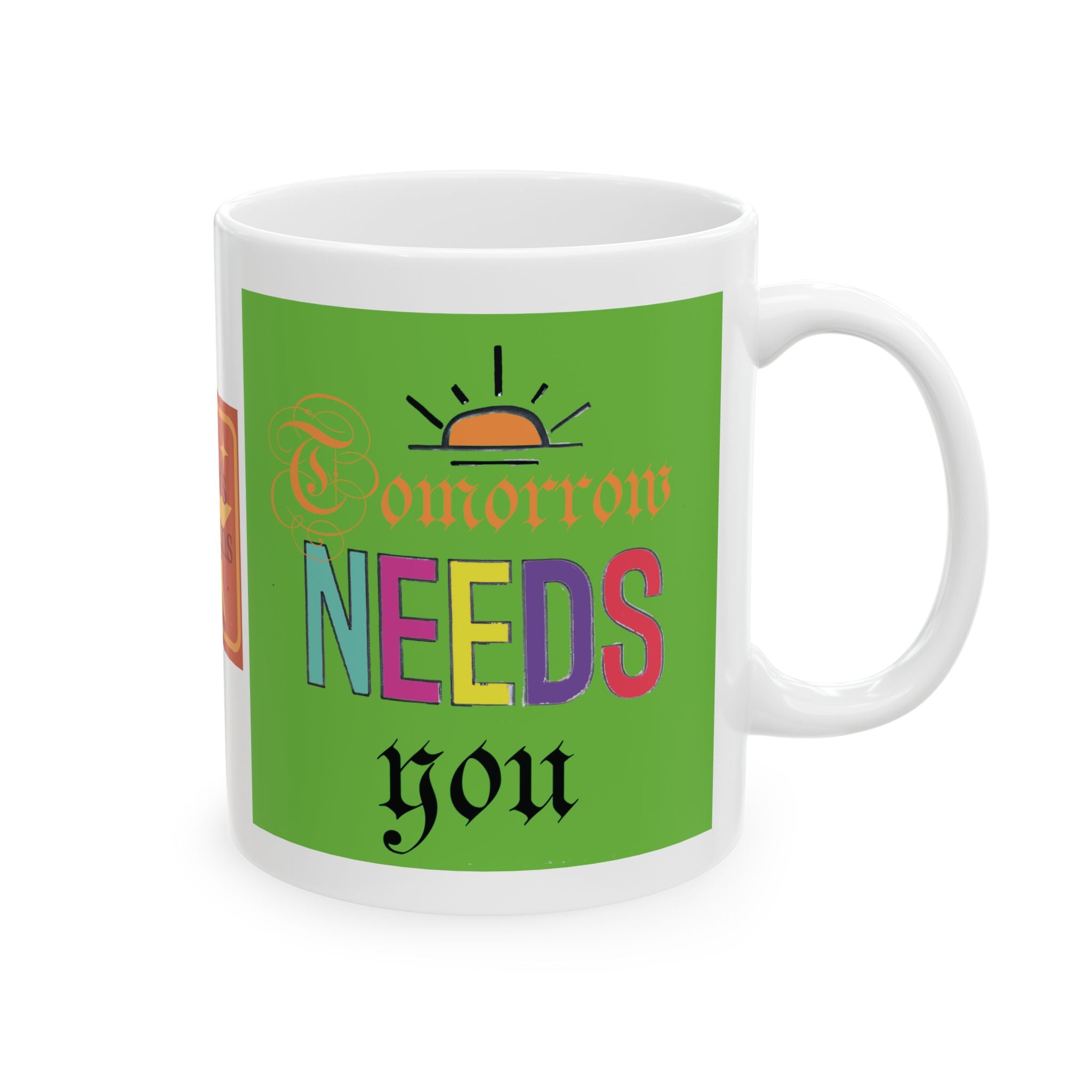 Inspirational Colorful Ceramic Mug — 'You Are My Sunshine' Vibe