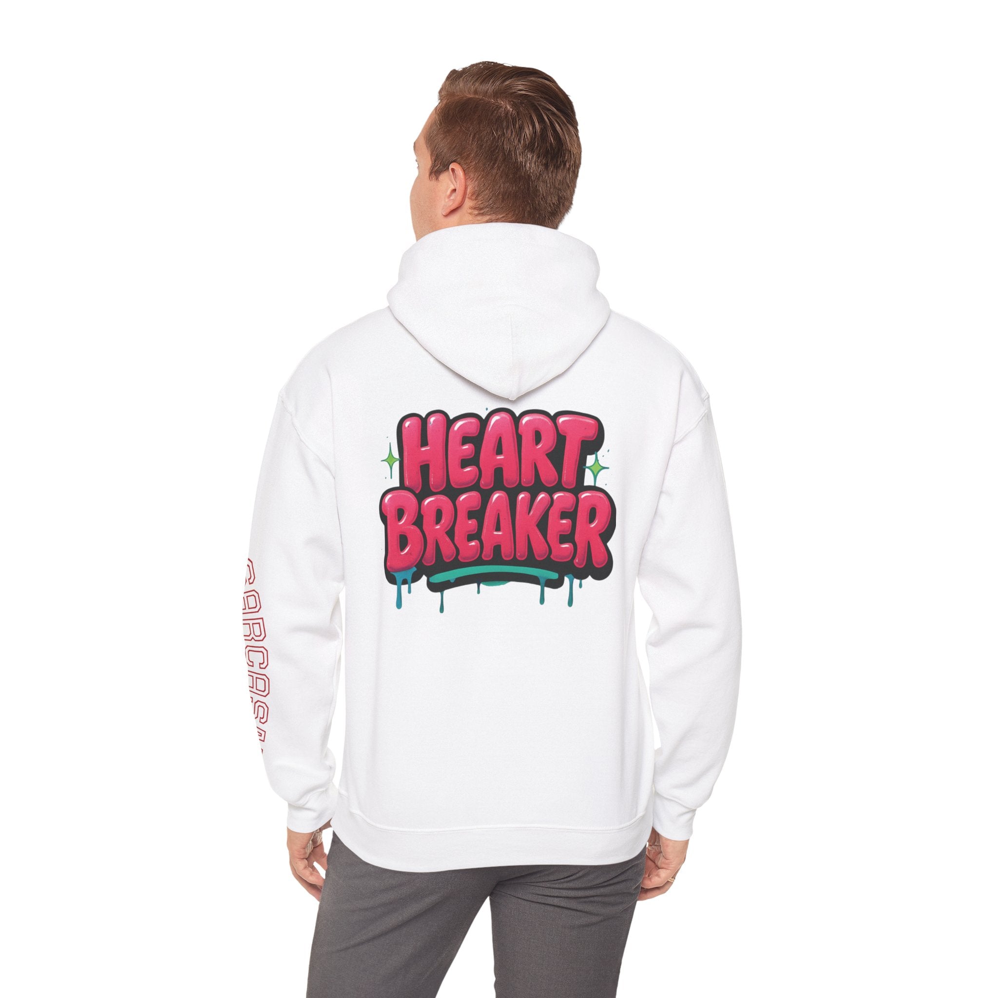 Heartbreaker Hoodie — Dripping Heart Graphic Pullover