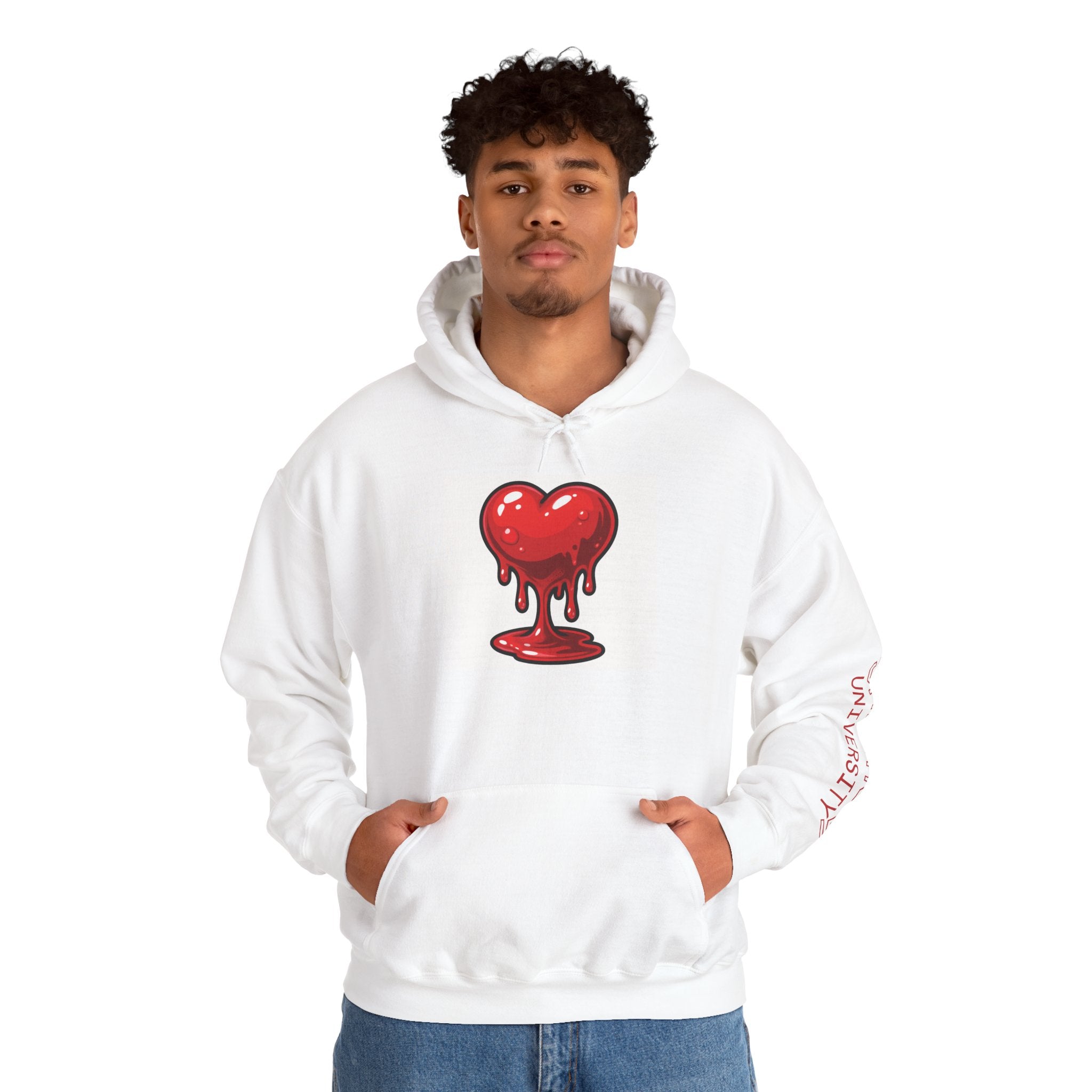 Heartbreaker Hoodie — Dripping Heart Graphic Pullover