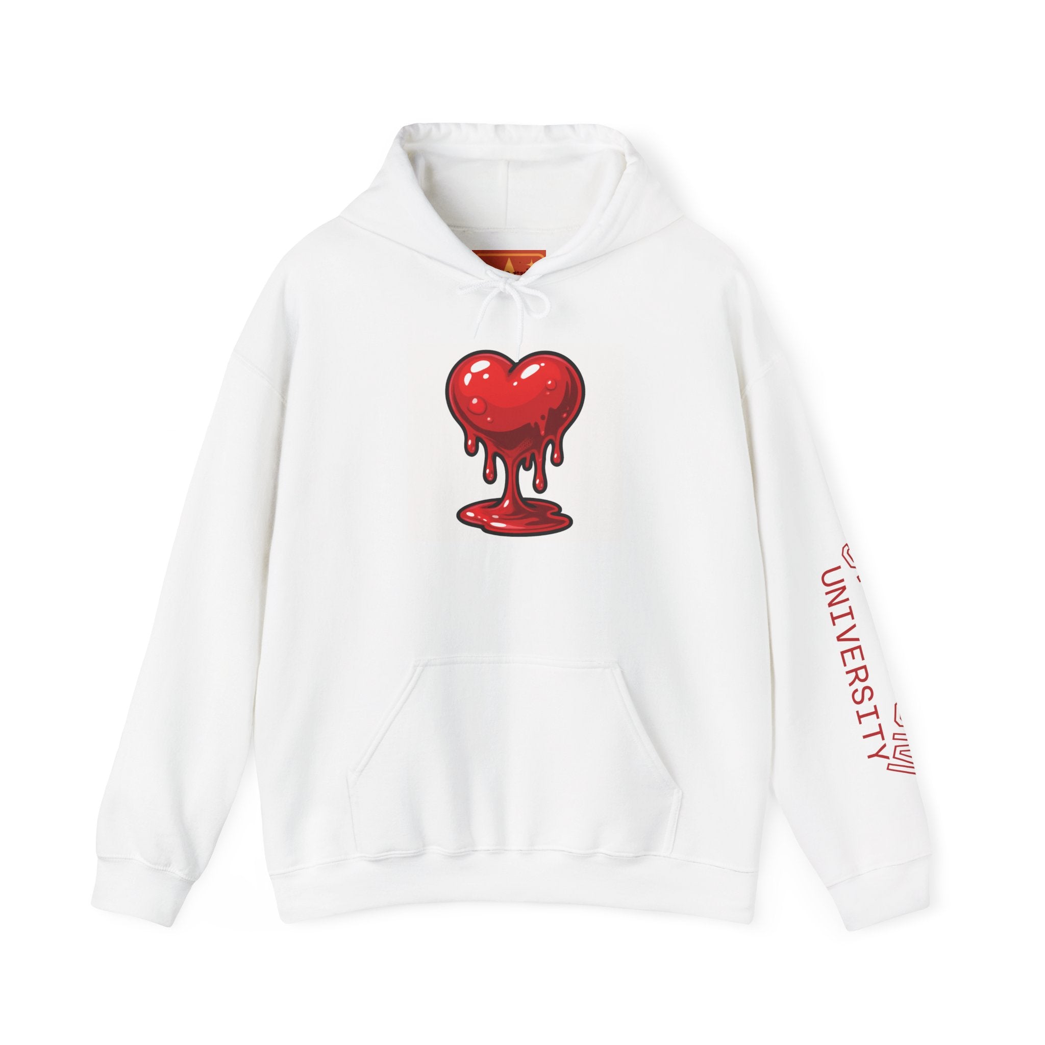Heartbreaker Hoodie — Dripping Heart Graphic Pullover