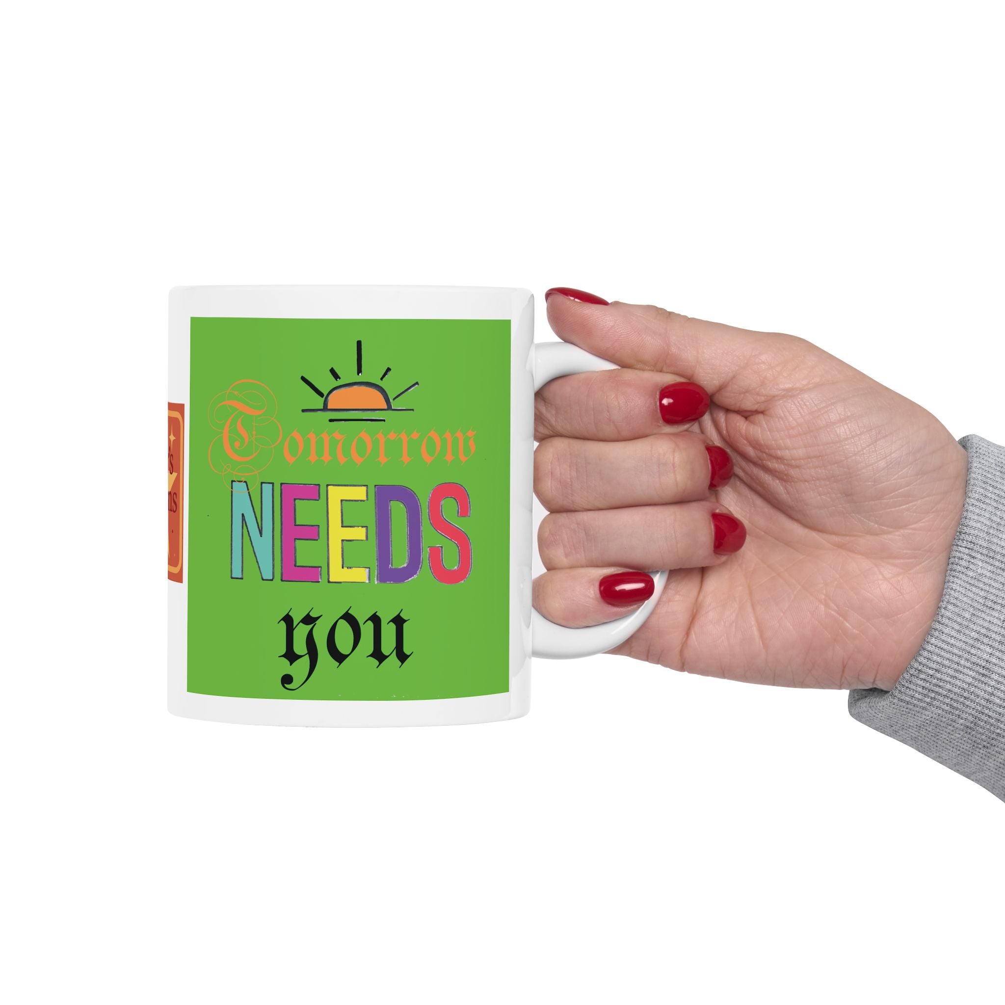 Inspirational Colorful Ceramic Mug — 'You Are My Sunshine' Vibe