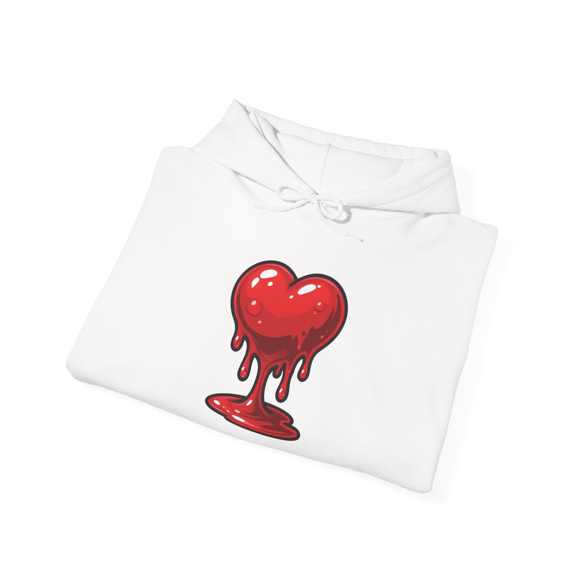 Heartbreaker Hoodie — Dripping Heart Graphic Pullover