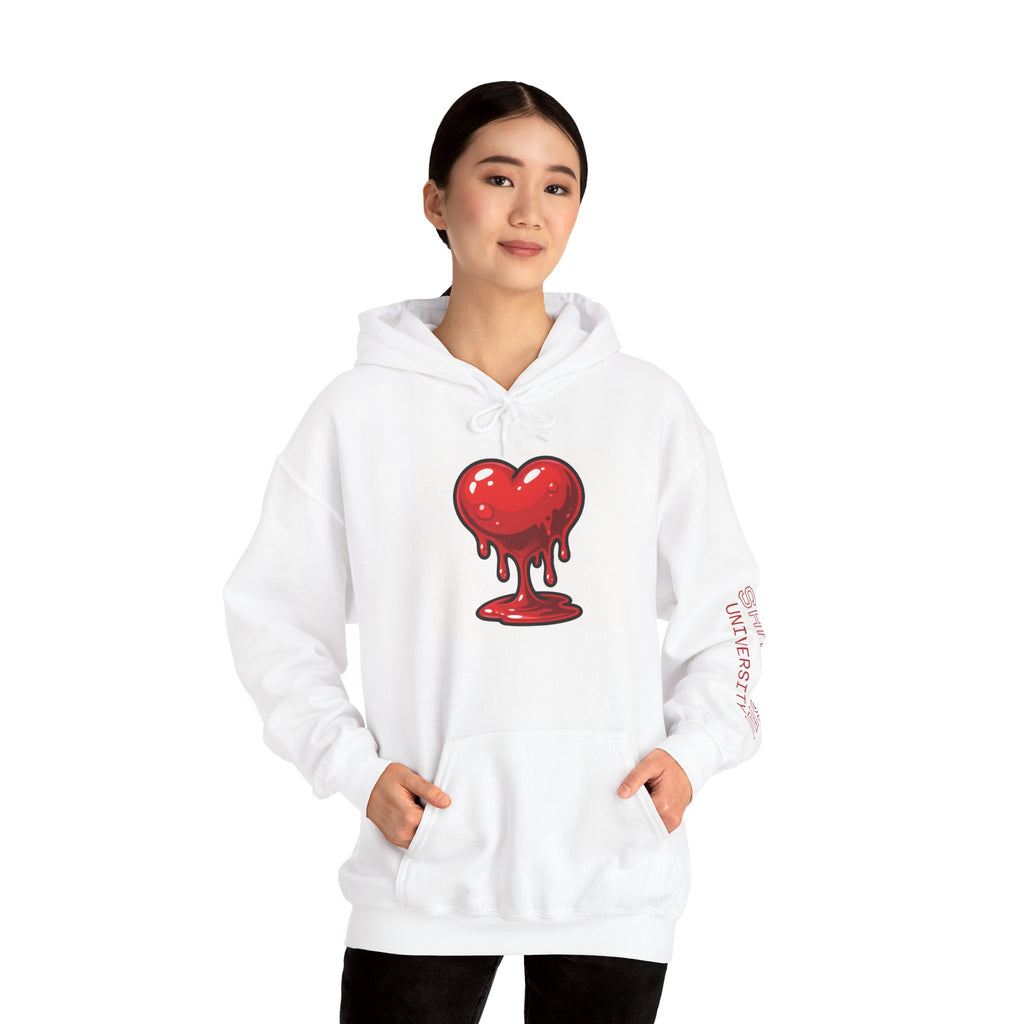 Heartbreaker Hoodie — Dripping Heart Graphic Pullover