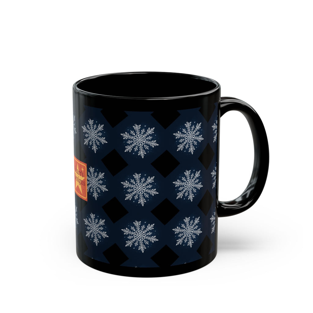 Snowflake Pattern Winter Holiday Coffee Cup (11oz & 15oz)