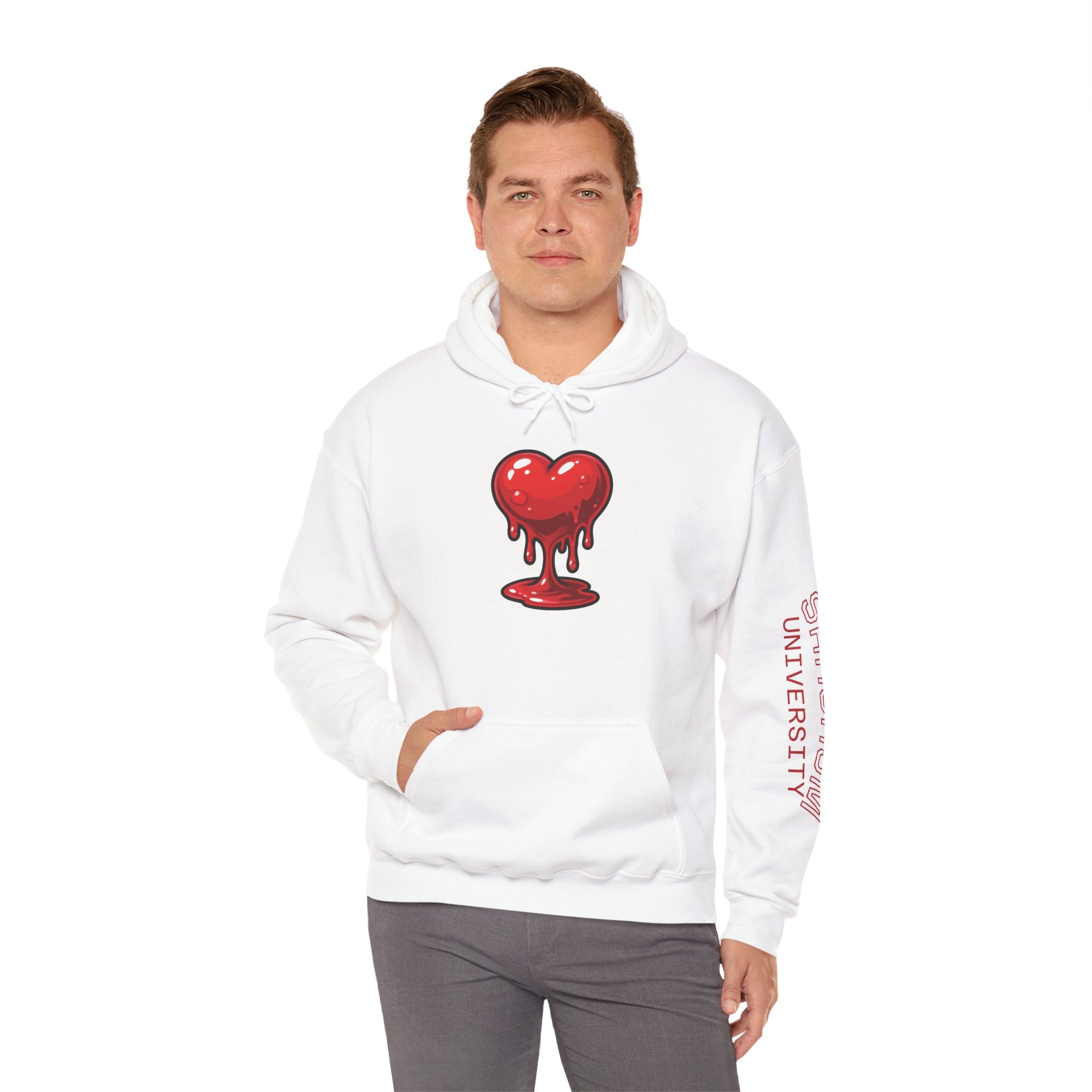 Heartbreaker Hoodie — Dripping Heart Graphic Pullover