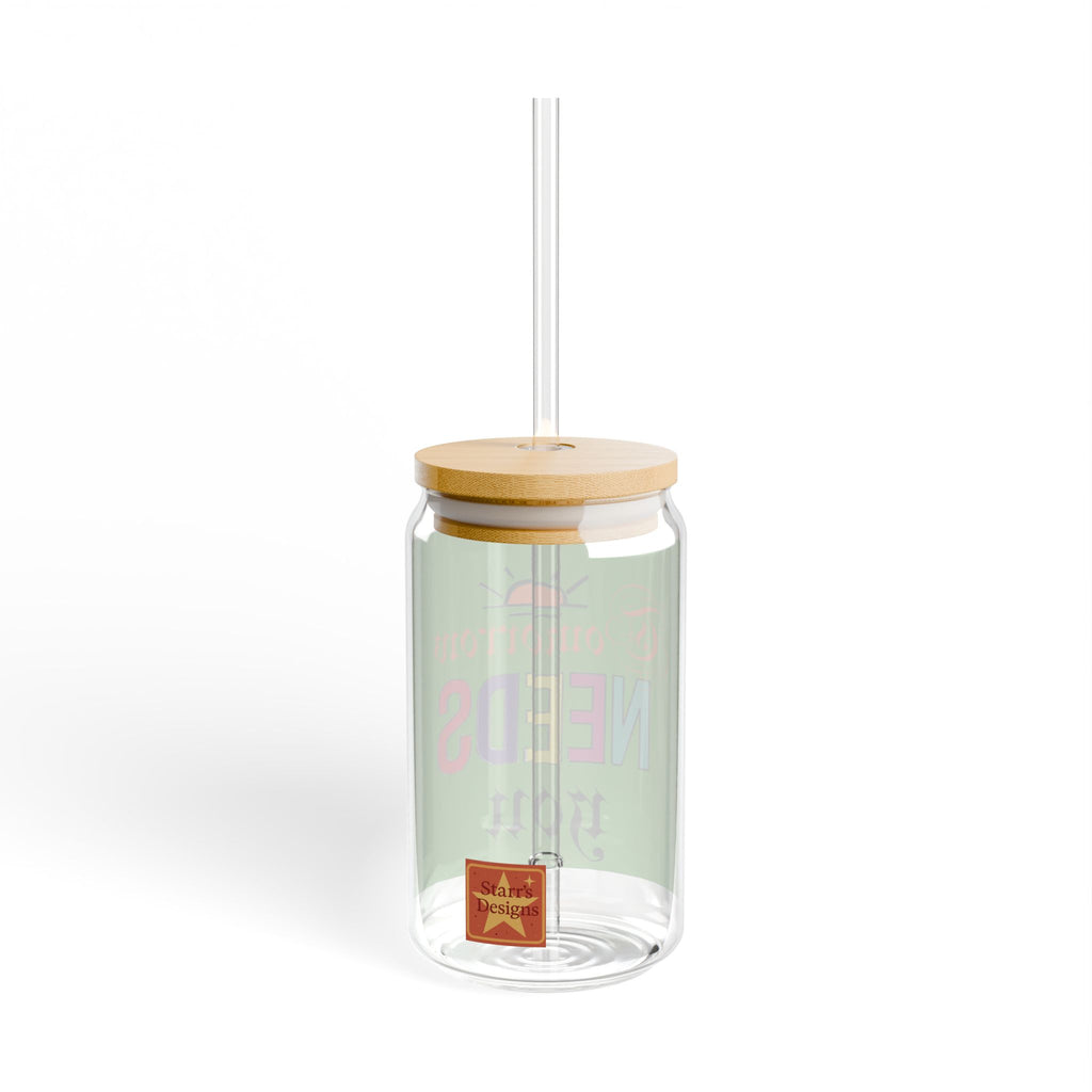 You are my sunshine sipper glass